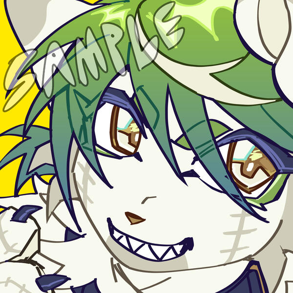 headshot/icon flat color ($4)